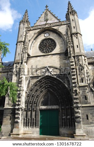 European cathedrale in Bordeaux.
