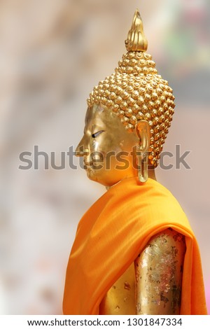 Image of buddha statue in temple
