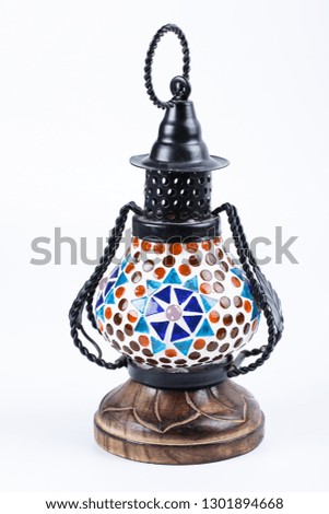 candlestick on white background