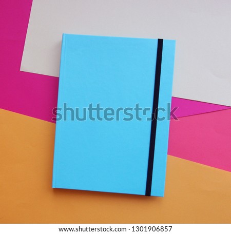 Sketchbook notebook paper color photo