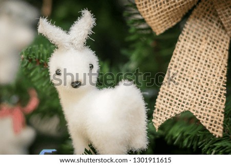 Closeup of Decoration from a decorated Christmas tree