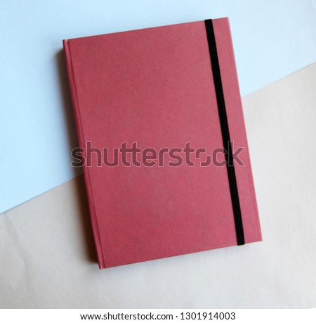 Sketchbook notebook paper color photo