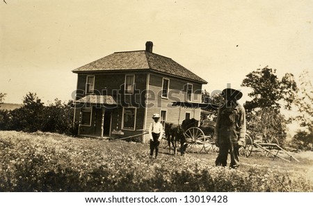 Vintage Farm Photograph