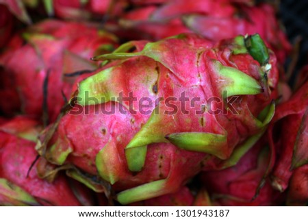 Delicious tropical dragonfruit 