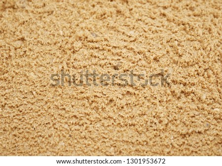 Coarse sand, sand used in construction.