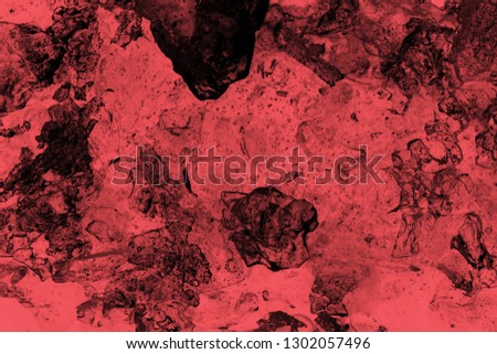 Abstract red pattern on black background