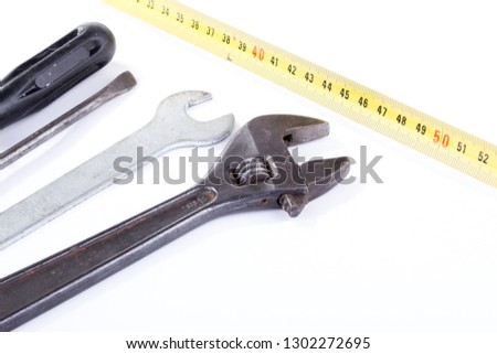 work tool and tape measure