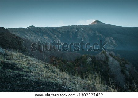 Bove valley, Volcano Etna Sicily