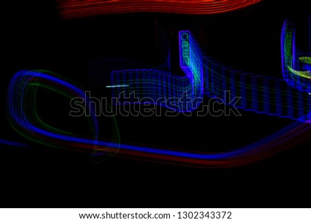 Open neon abstract 