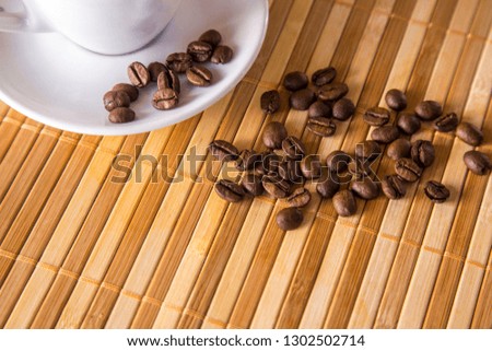 coffee isolated close concept