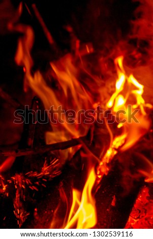 Bonfire fire abstraction