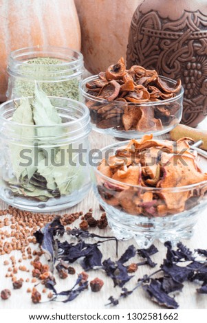 
stocks for the winter dried fruit