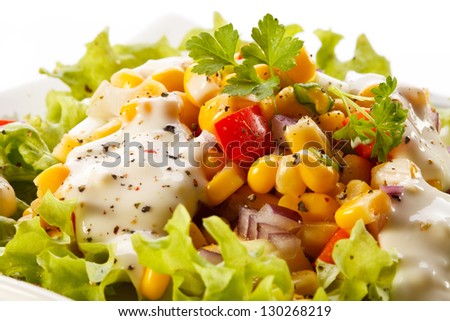 Vegetable salad Royalty-Free Stock Photo #130268219