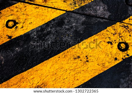 black and yellow for traffic