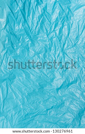 Backdrop canvas of seamless empty wrinkled plastic