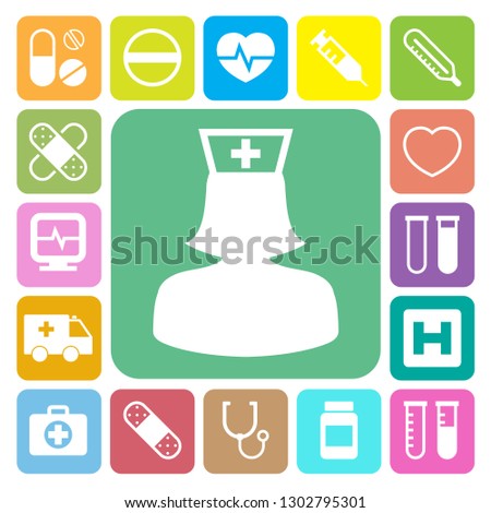 Medical icons set, . Illustration eps 10
