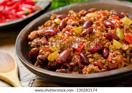 Chili Con Carne Royalty-Free Stock Photo #130283174