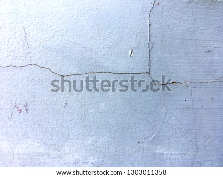 Cracked wall.Textured of concrete wall 