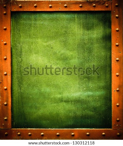 Green metal template