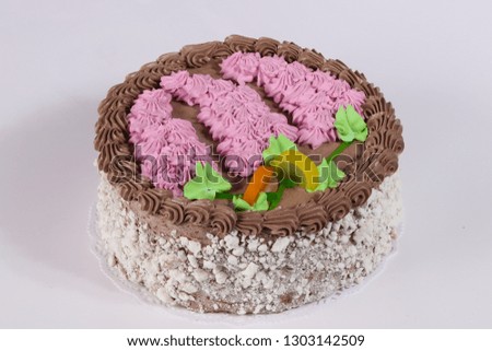 Delicous Cake chocolate with cream