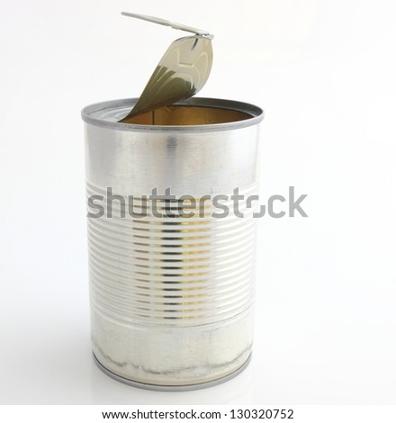 Open can Royalty-Free Stock Photo #130320752