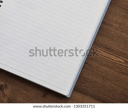 Wood background with white stripes notes
