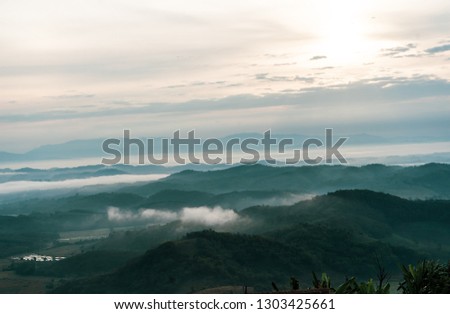 Doi Sa Ngo mountain in Chiang Saen district of Chiang Rai province of Thailand 