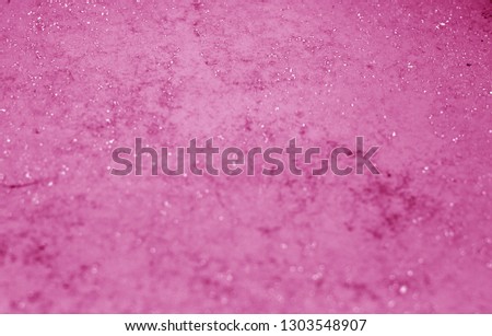 Structure of pottery with blur effect in pink tone. Abstract background and texture.