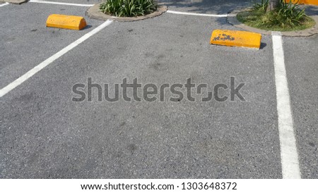parking lot in sunny day background