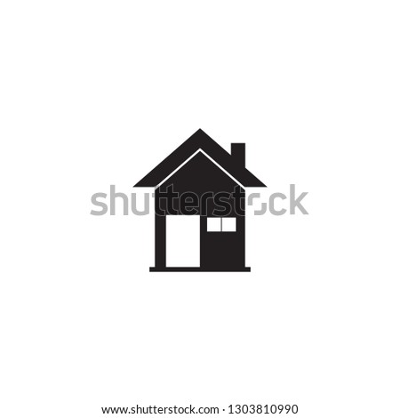 home real estate icon vector