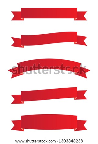 Red Vector Banners