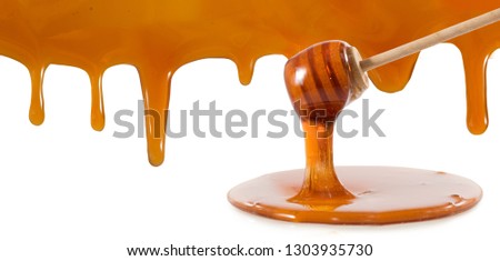 image of honey in a jar close up