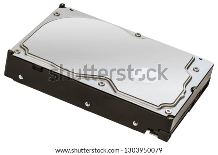 Hard Disc Drive Isolated On White Background