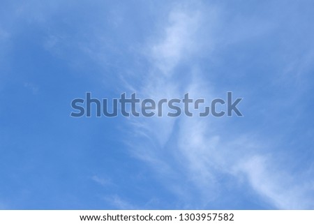 close up the sky and cloud