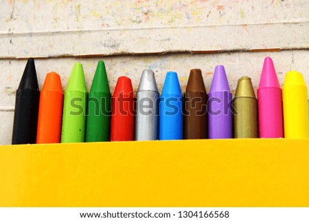 Colorful pastel chalks