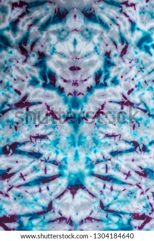 Colorful Abstract Psychedelic Tie Dye Shirt Design