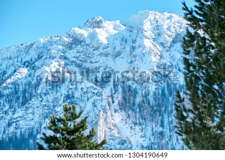 Winter in Alps. inzell