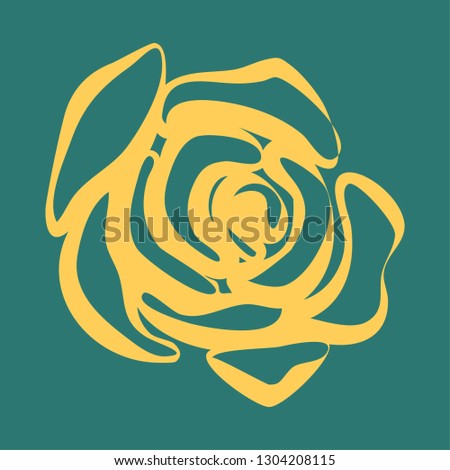 Beautiful yellow and green pattern in roses