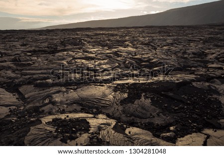 old lava flows Hawaii