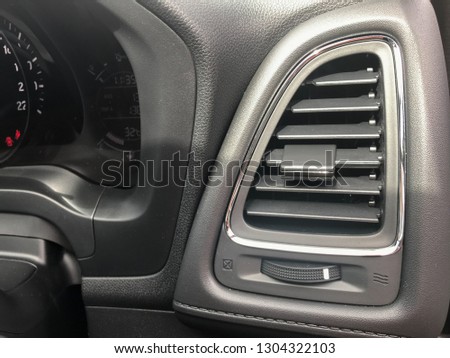 Interior of a modern car, Car Air Conditioner