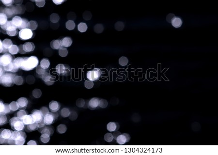 Abstract Bokeh of wave on the sea