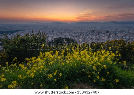 Dusk in Athens-Greece!