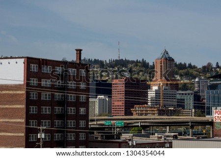 A view of downtown Portland.