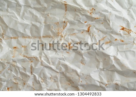 texture of old crumpled white paper, photo background