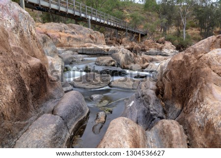 Bells Rapid rock formations Perth Western Australia