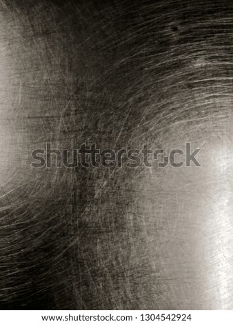 Old stainless steel table.