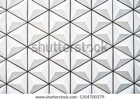 Beautiful minimalist triangle shape wall background