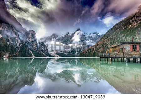 lake Braies, South Tyrol, Italy