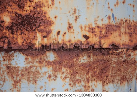 Rusty metal texture with sharp edges