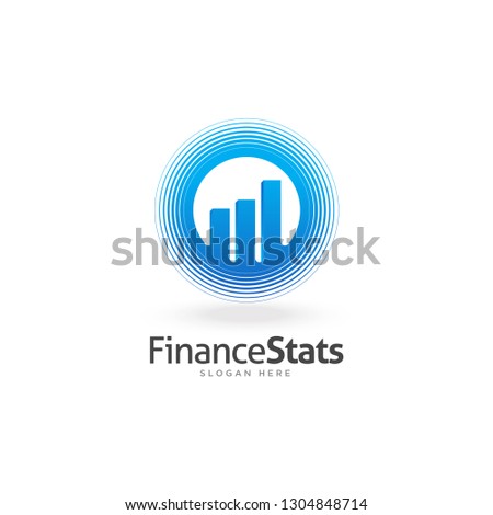 Graph finance logo, vector, eps 10
